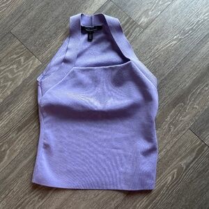 White Market Black House Lavender Top